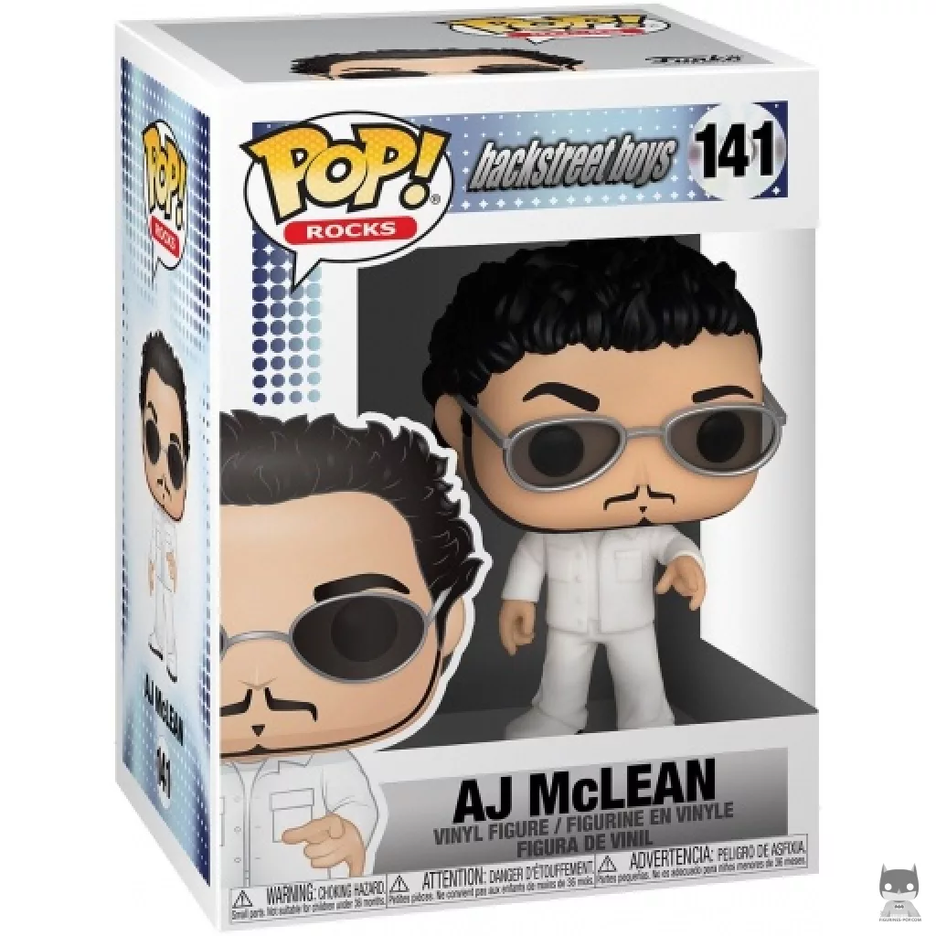 Figura Funko Pop! AJ McLean en su caja
