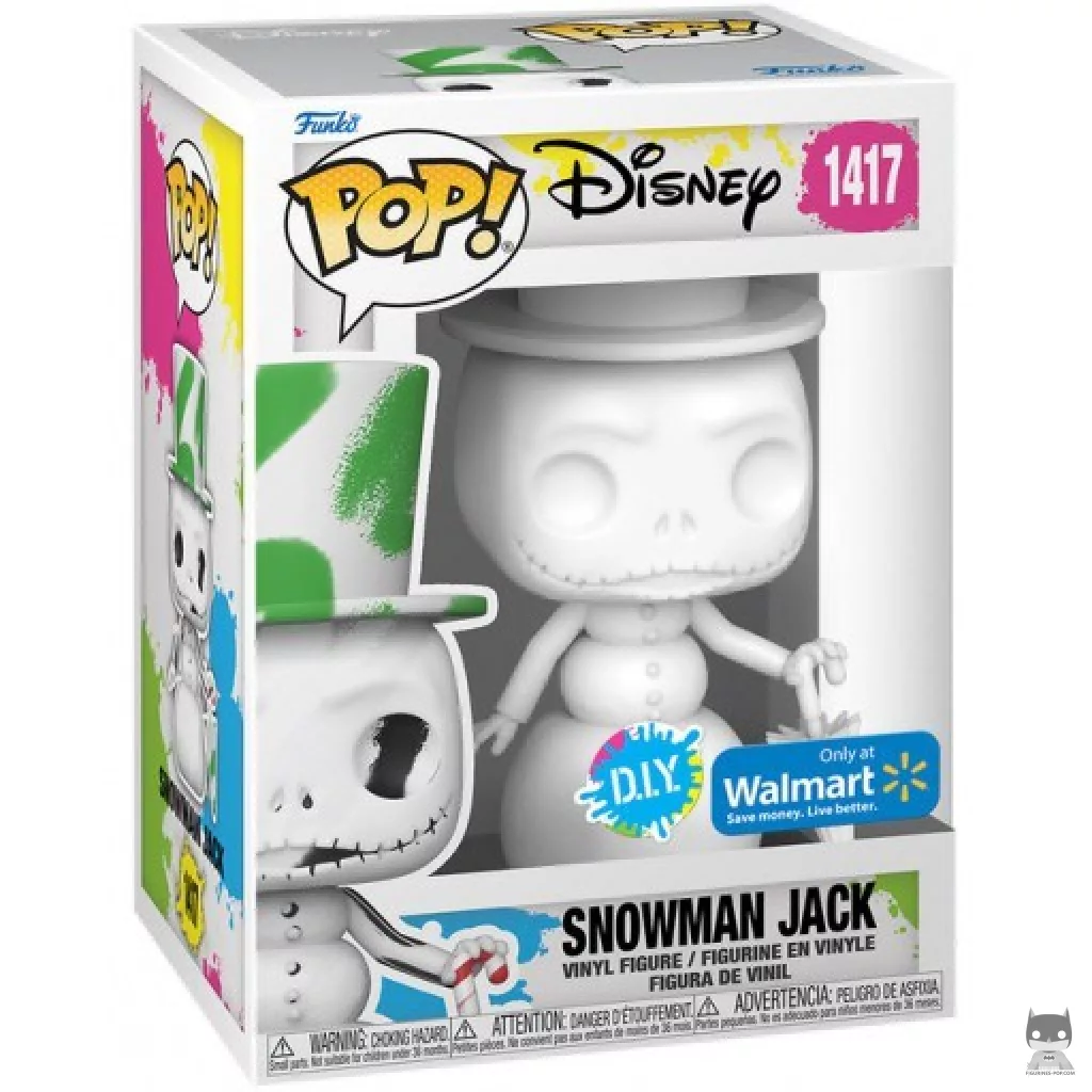 Figura Funko Pop! Jack muñeco de nieve (DIY) en su caja
