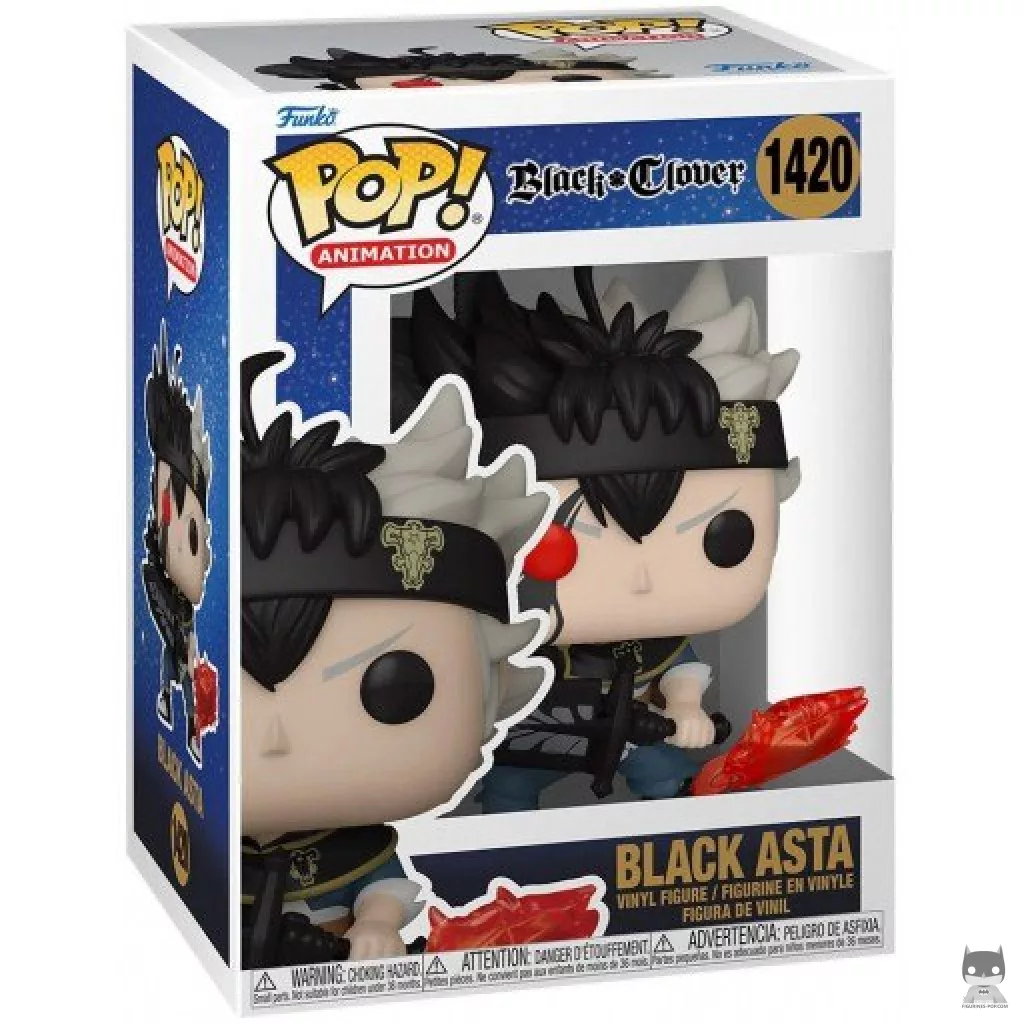 Figura Funko Pop! Asta Negro en su caja