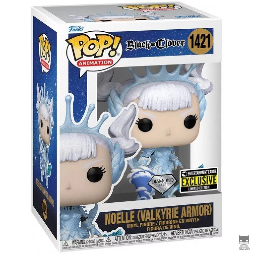 Figura Funko Pop! Noelle (Armadura de Valquiria) (Purpurina de diamante) en su caja