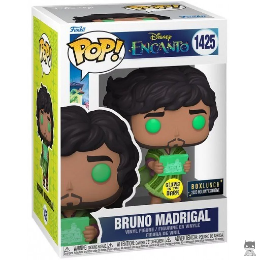 Figura Funko Pop! Bruno Madrigal (Brilla en la oscuridad) en su caja