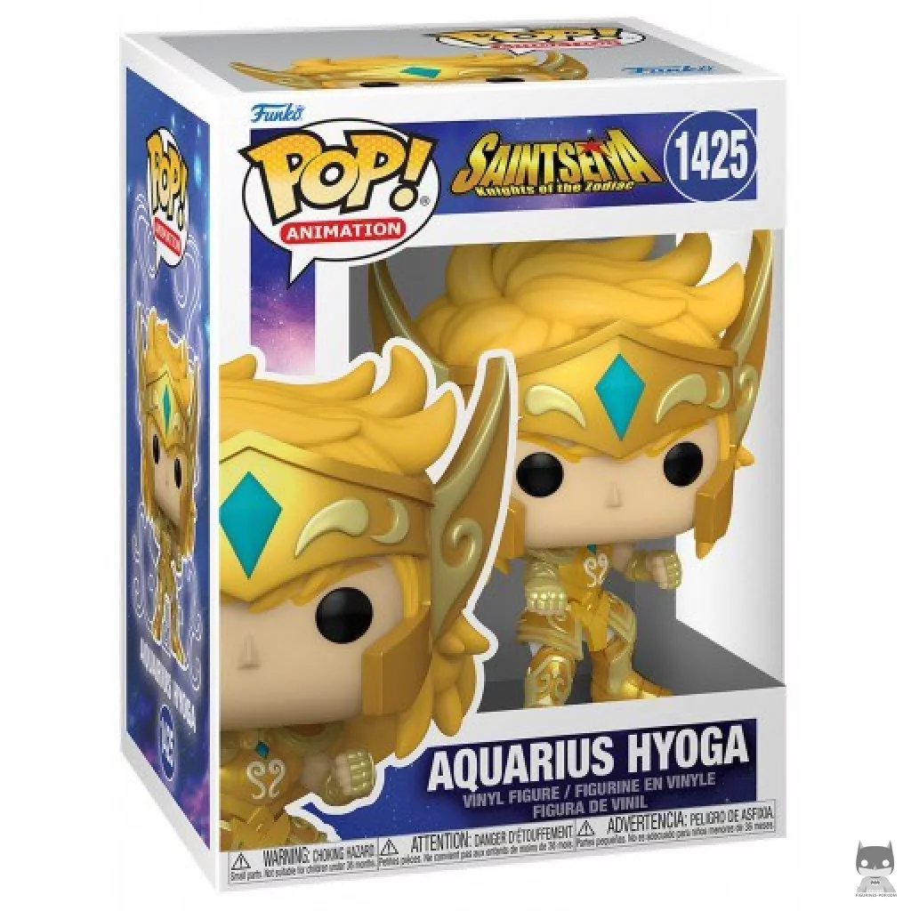 Figura Funko Pop! Hyoga de Acuario en su caja