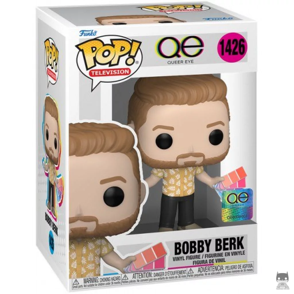 Figura Funko Pop! Bobby Berk en su caja