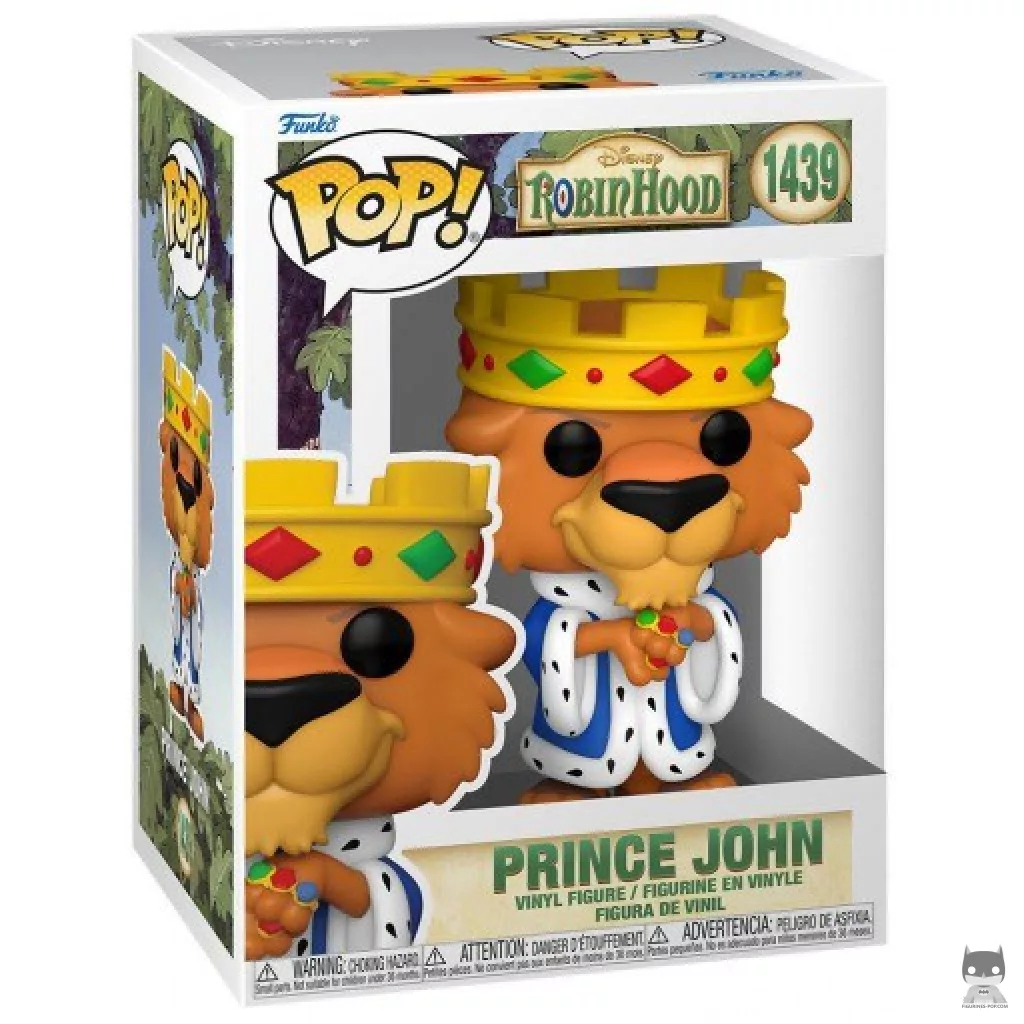 Figura Funko Pop! Príncipe Juan en su caja