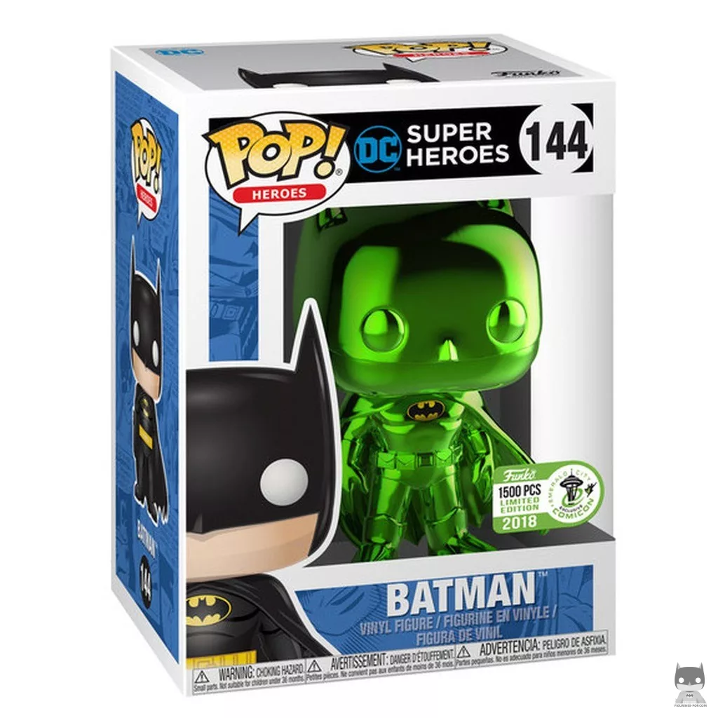 Figura Funko Pop! Batman (Esmeralda) en su caja