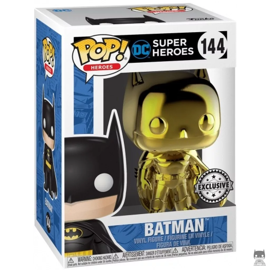 Figura Funko Pop! Batman (Dorado) en su caja