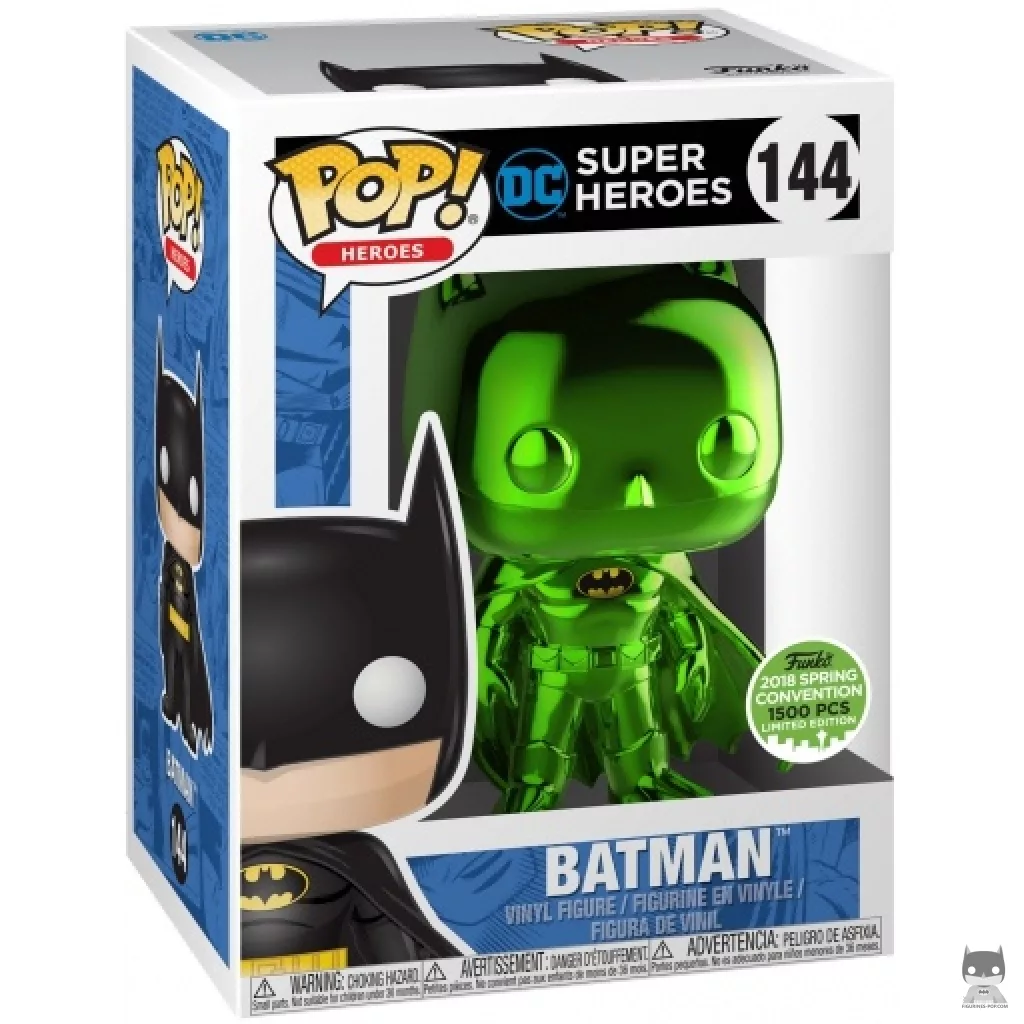 Figura Funko Pop! Batman (Esmeralda) en su caja