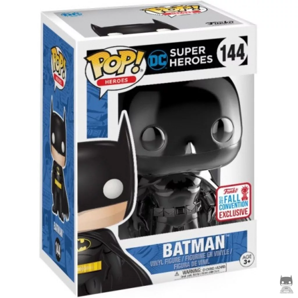 Figura Funko Pop! Batman (Negro) en su caja