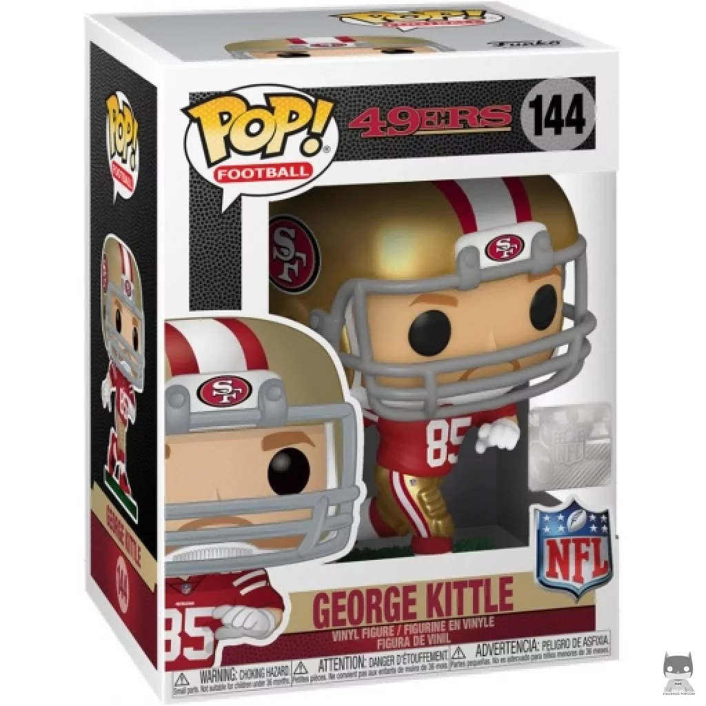 Figura Funko Pop! George Kittle en su caja