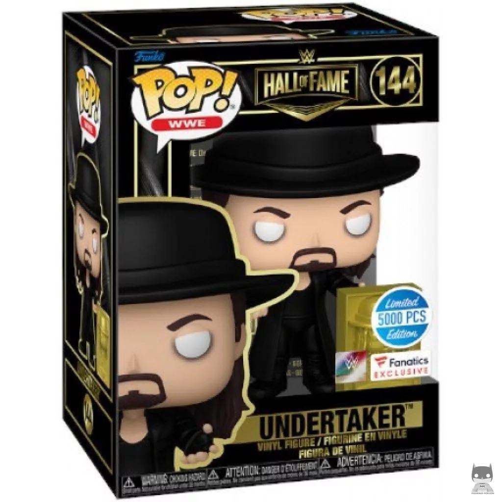 Figura Funko Pop! Undertaker (Hall of Fame 2022) en su caja