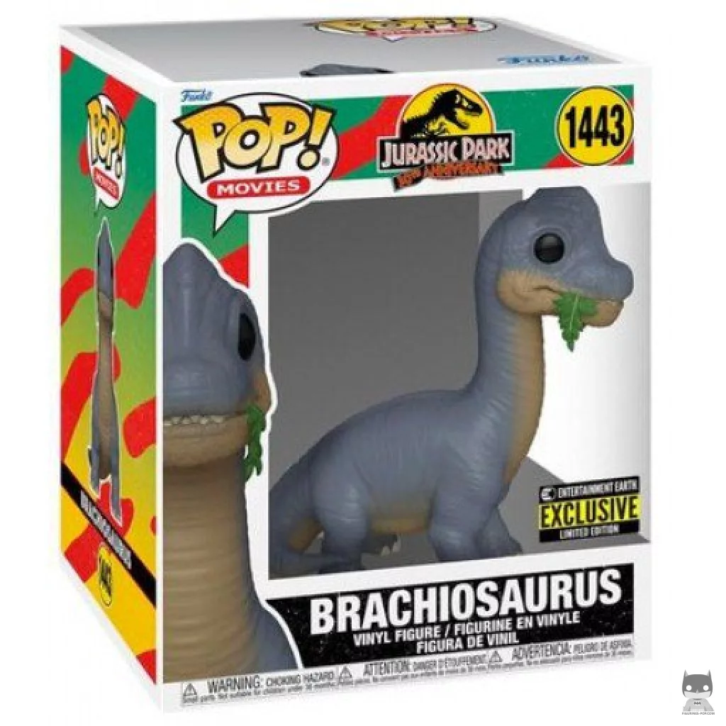 Figura Funko Pop! Braquiosaurio (Supersized) en su caja