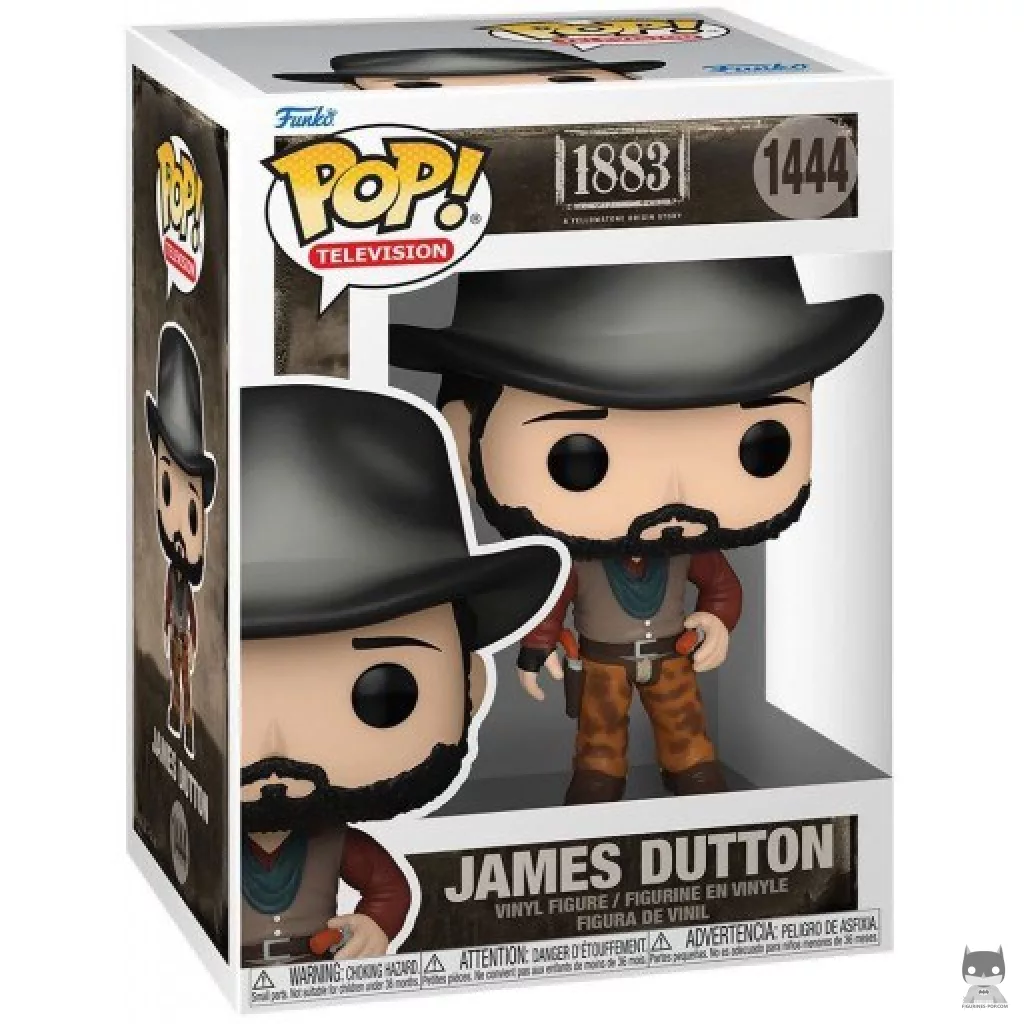 Figura Funko Pop! James Dutton en su caja