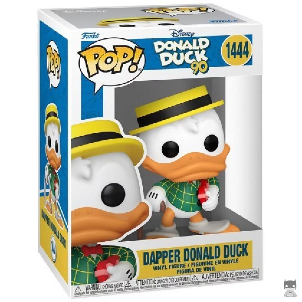 Figura Funko Pop! Pato Donald elegante en su caja