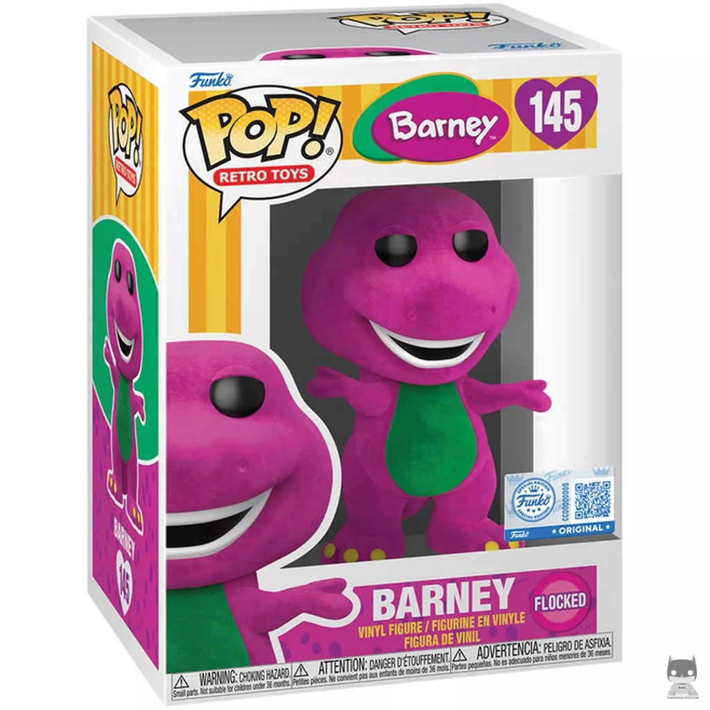 Figura Funko Pop! Barney (Flocado) en su caja