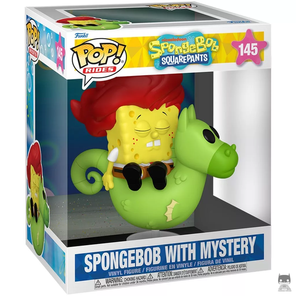 Figura Funko Pop! Bob Esponja con Mystery en su caja