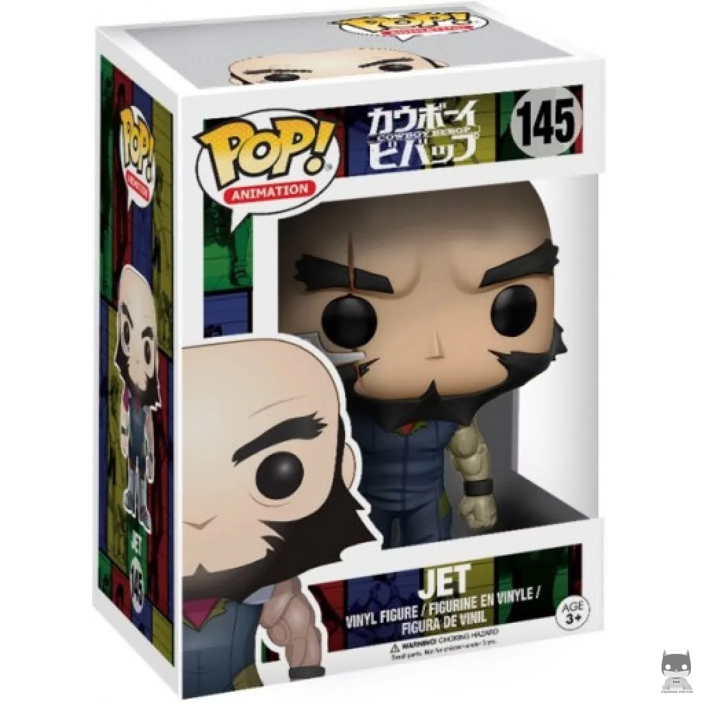 Figura Funko Pop! Jet Black en su caja