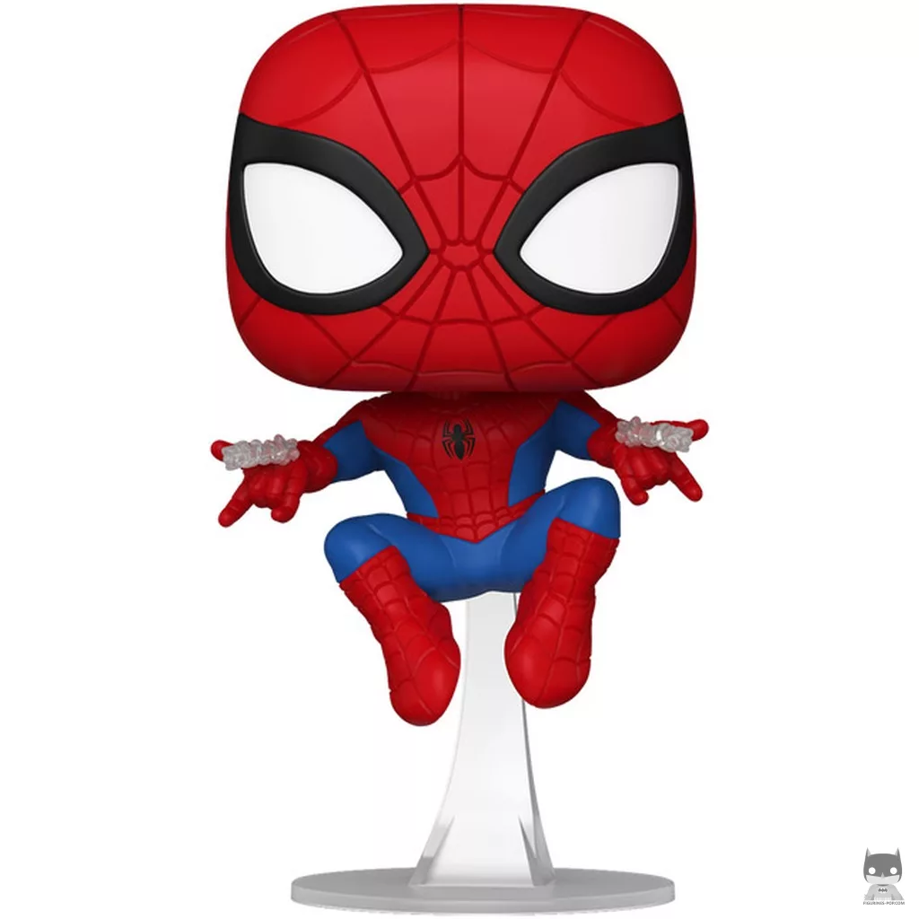 Figura Funko Pop! Spider-Man (Balanceándose) (Marvel Comics)