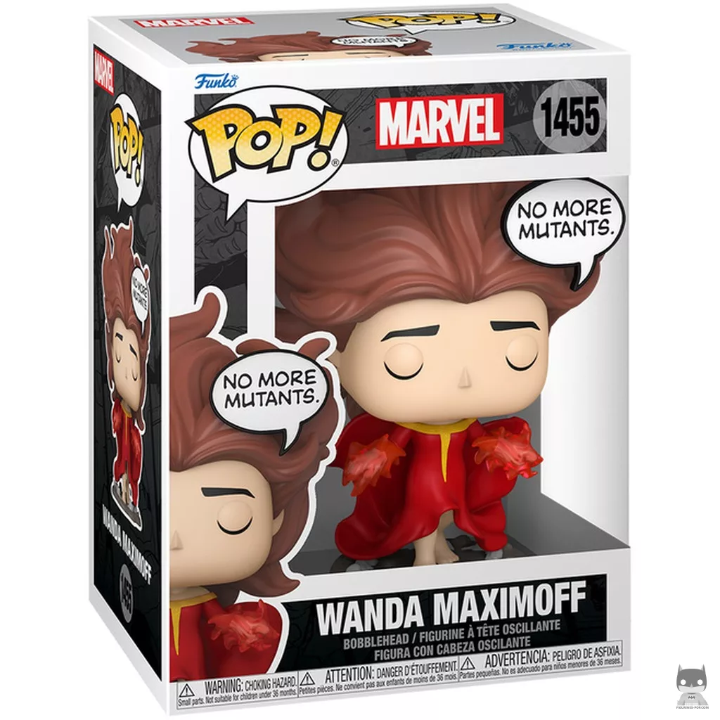Figura Funko Pop! Wanda Maximoff (No más mutantes) en su caja