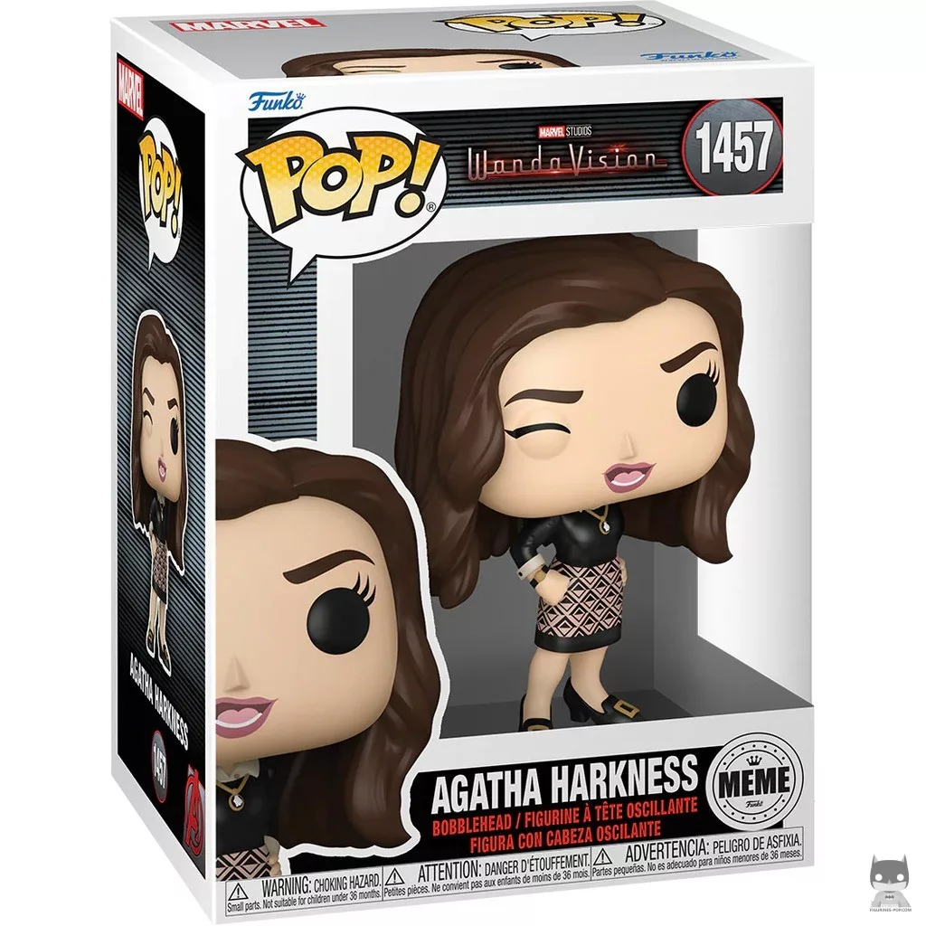 Figura Funko Pop! Agatha Harkness (Meme) en su caja