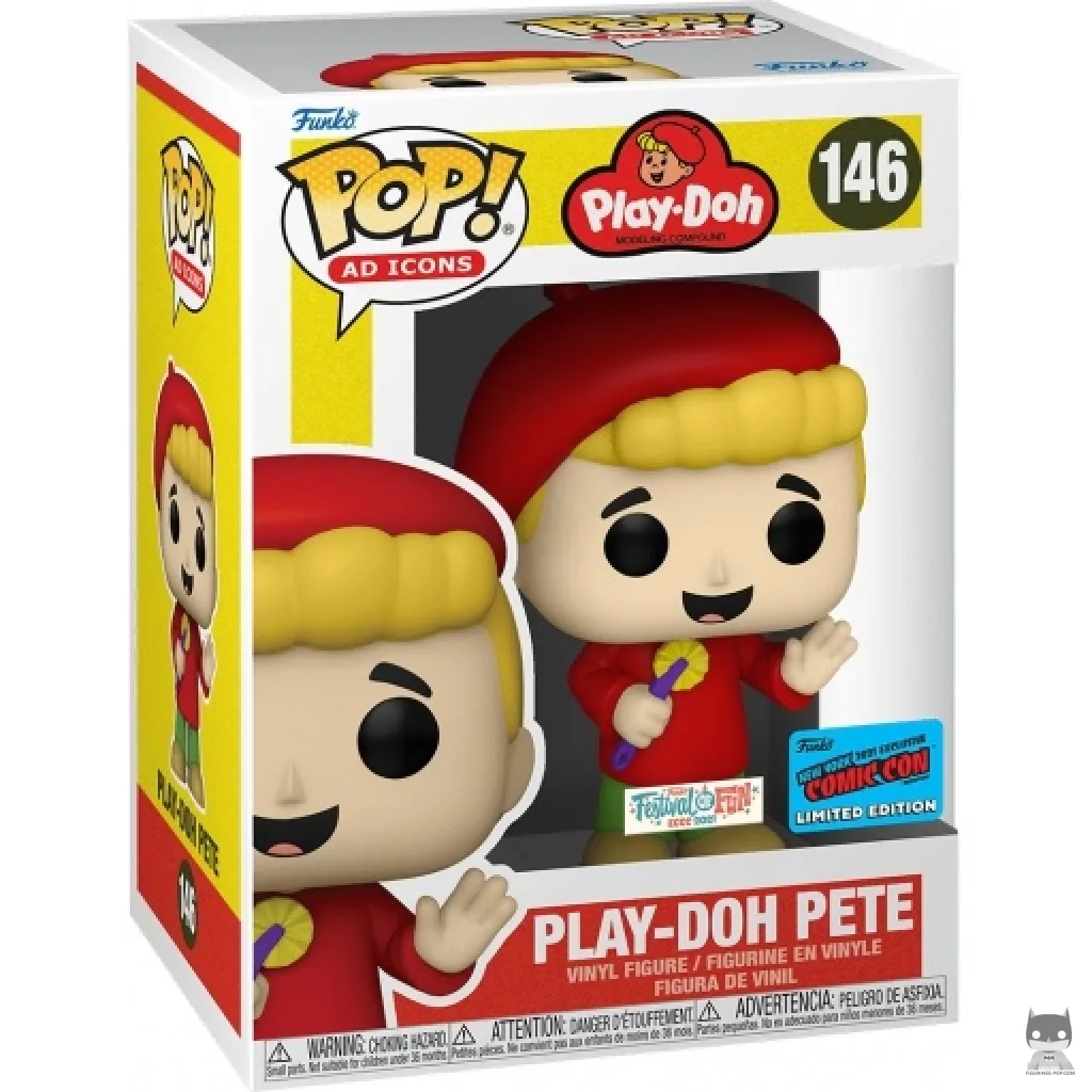 Figura Funko Pop! Play-Doh Pete (Rojo) en su caja