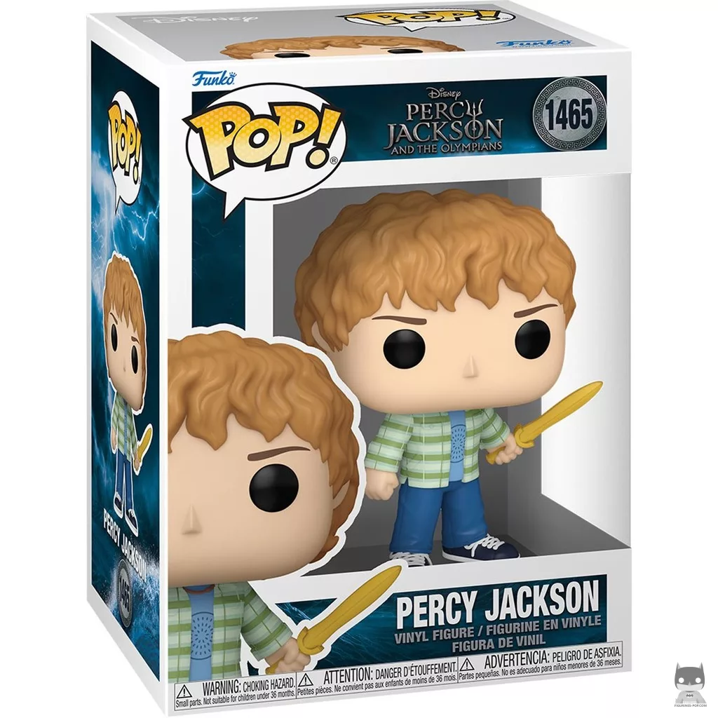 Figura Funko Pop! Percy Jackson con Contracorriente en su caja