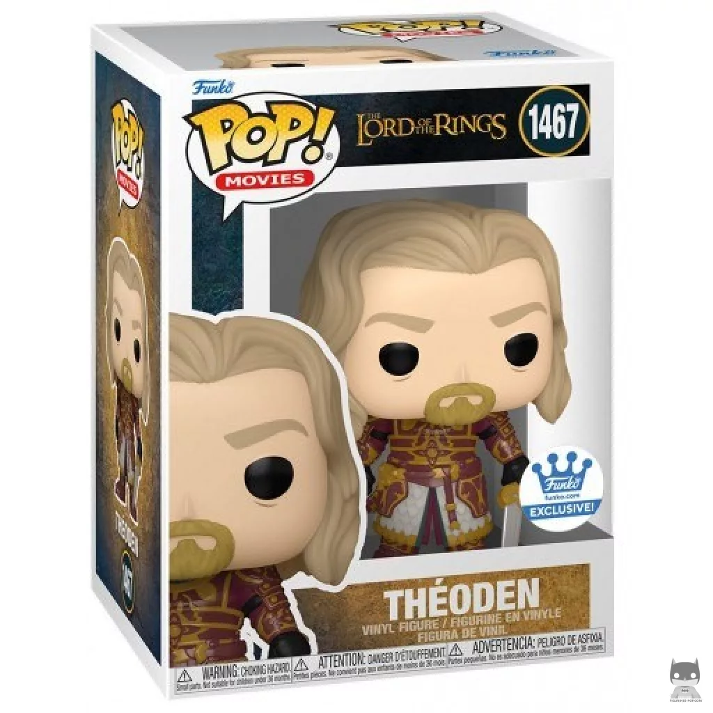 Figura Funko Pop! Théoden en su caja