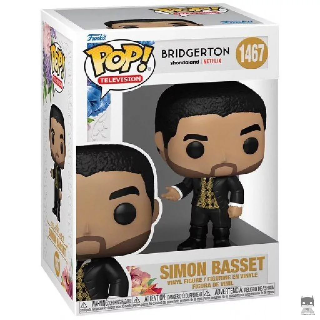 Figura Funko Pop! Simon Basset en su caja