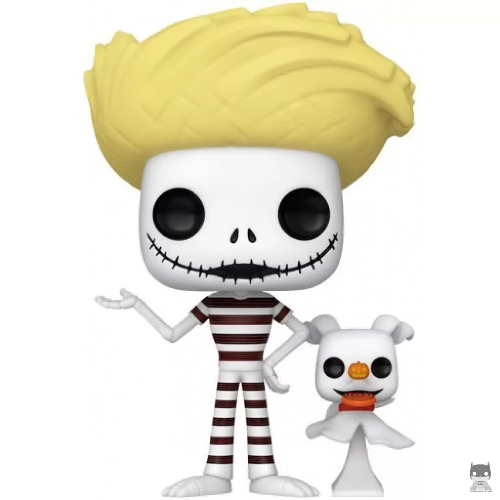 Figura Funko Pop! Jack con Zero (Playa) (Pesadilla antes de Navidad)