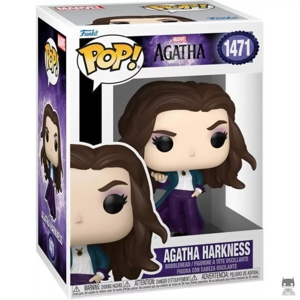 Figura Funko Pop! Agatha Harkness en su caja