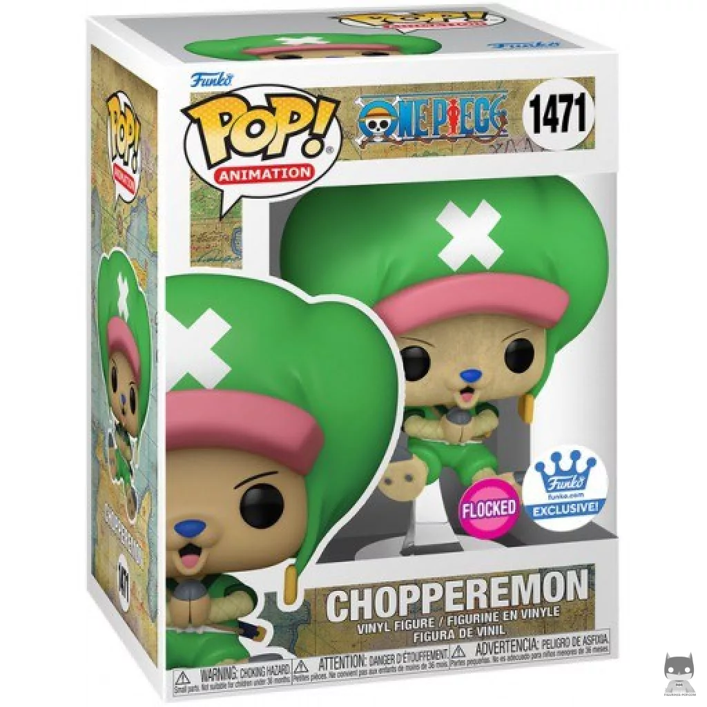 Figura Funko Pop! Chopperemon (Flocado) en su caja