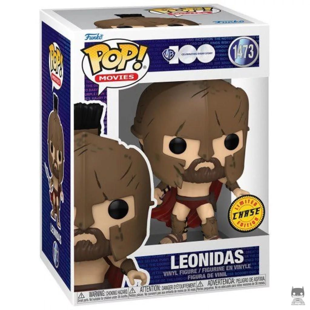 Figura Funko Pop! Leonidas (300) (Chase) en su caja