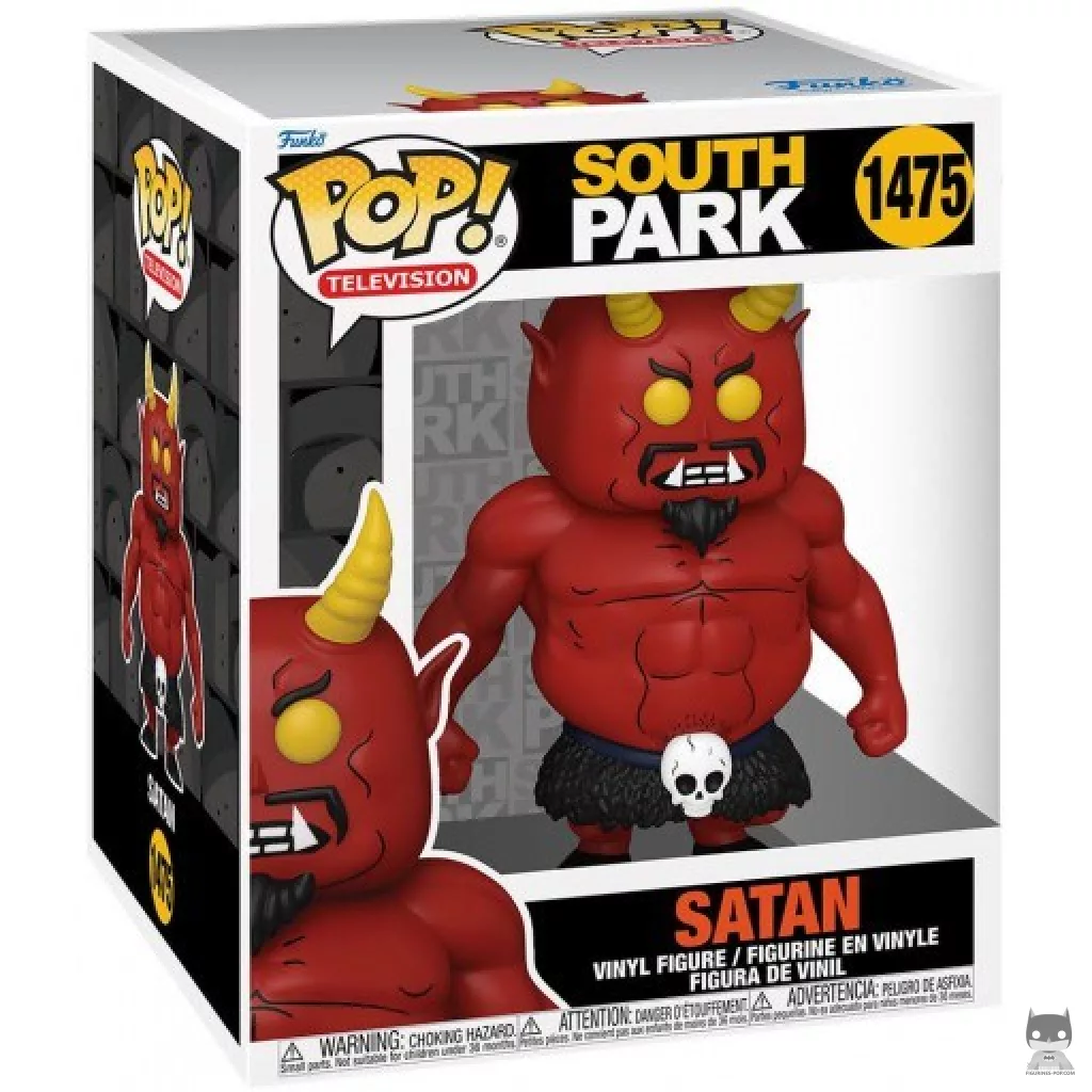 Figura Funko Pop! Satán (Supersized) en su caja