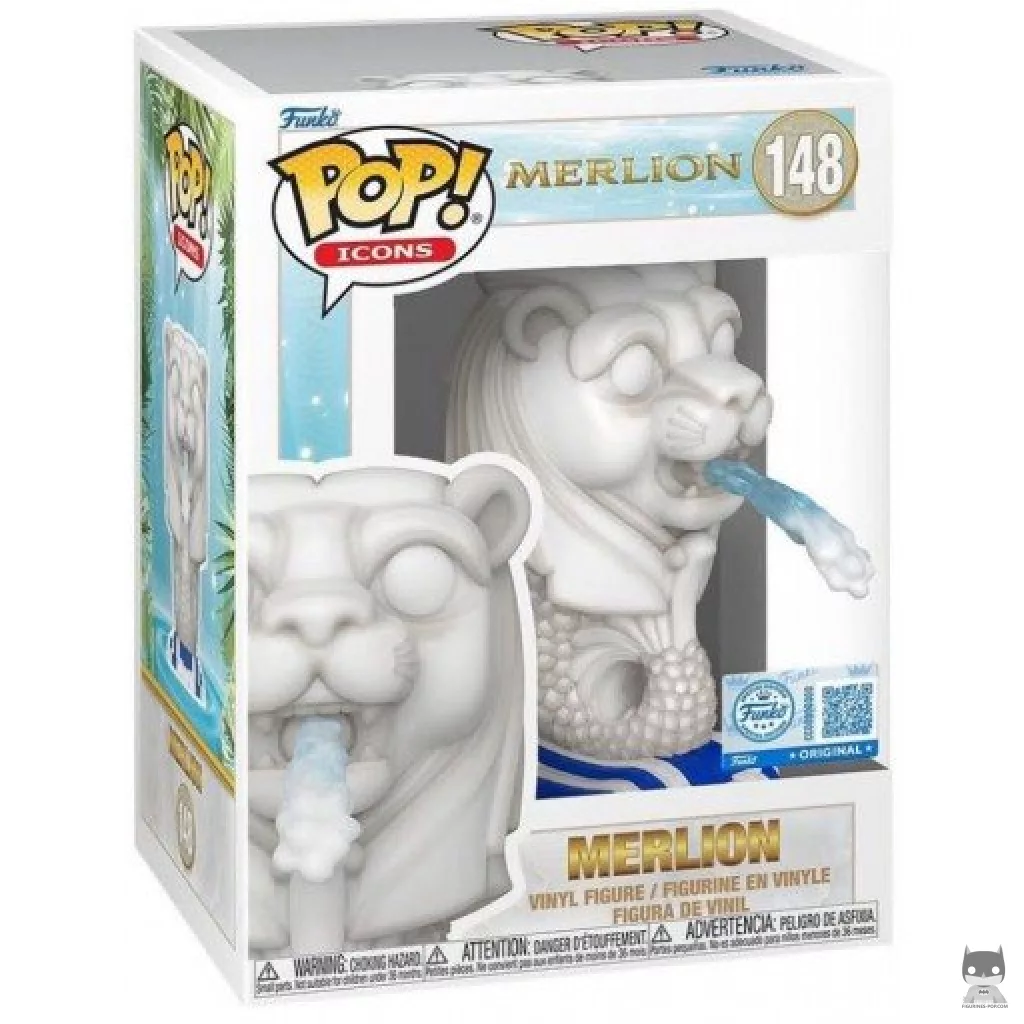 Figura Funko Pop! Merlion en su caja