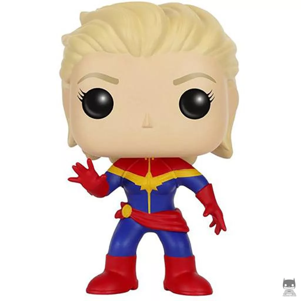 Figura Funko Pop! Capitana Marvel (Sin máscara) (Marvel Comics)
