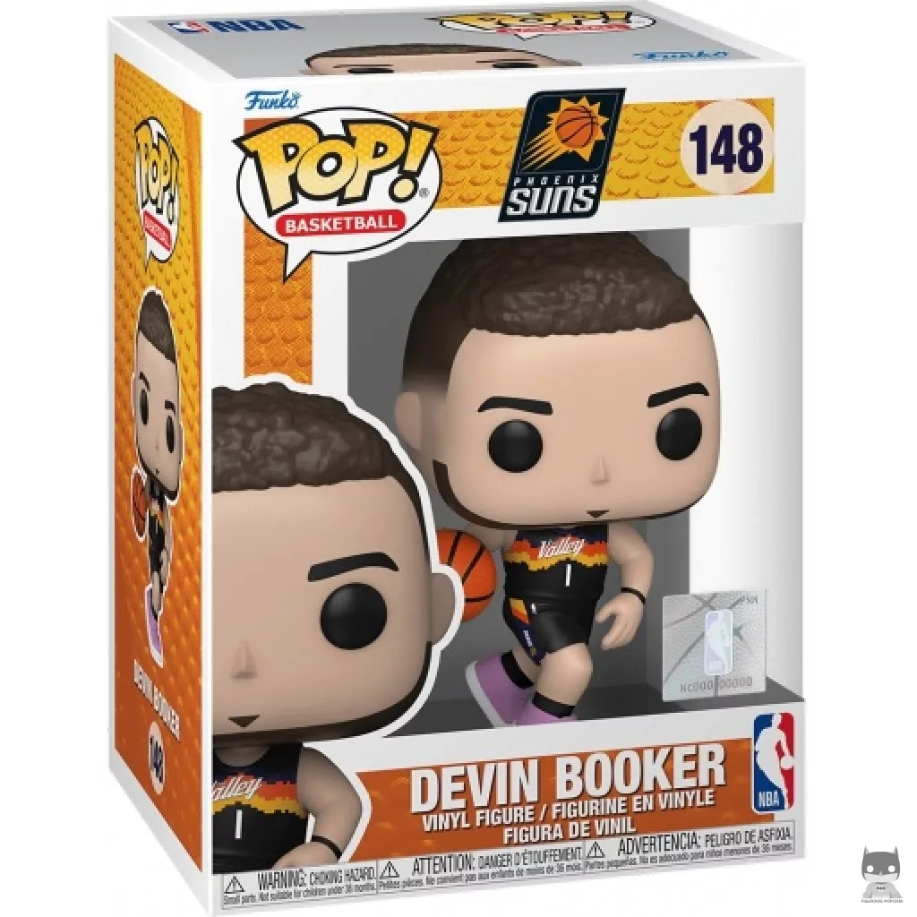 Figura Funko Pop! Devin Booker en su caja