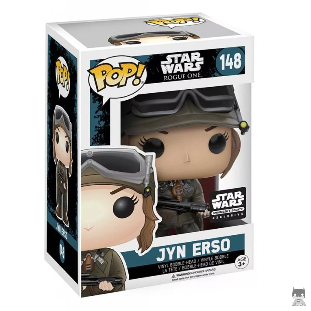 Figura Funko Pop! Jyn Erso en su caja
