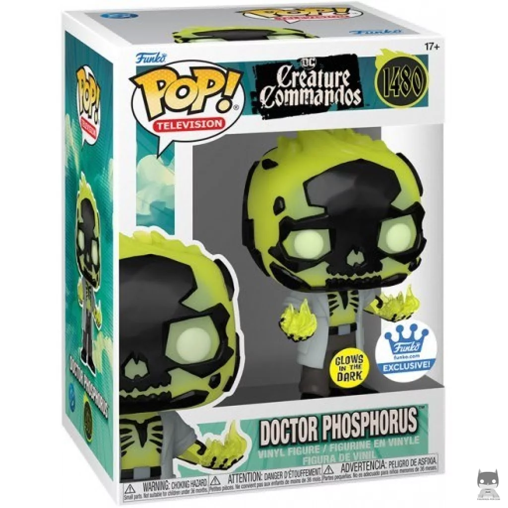 Figura Funko Pop! Doctor Fósforo (Brilla en la oscuridad) en su caja
