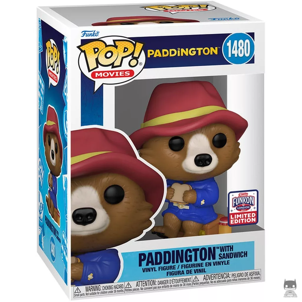 Figura Funko Pop! Paddington con sándwich en su caja