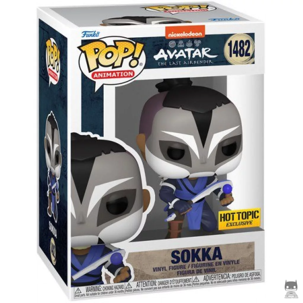 Figura Funko Pop! Sokka en su caja