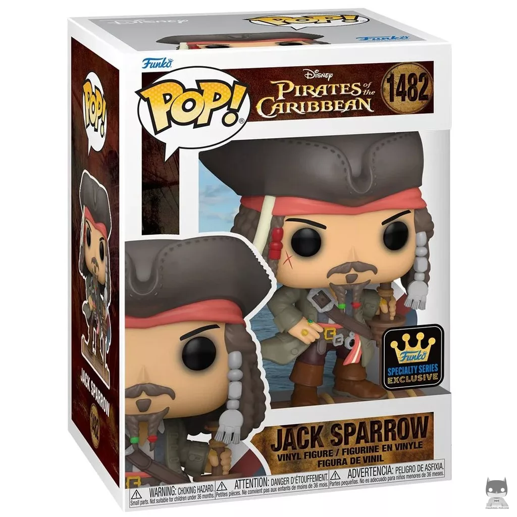 Figura Funko Pop! Jack Sparrow en su caja