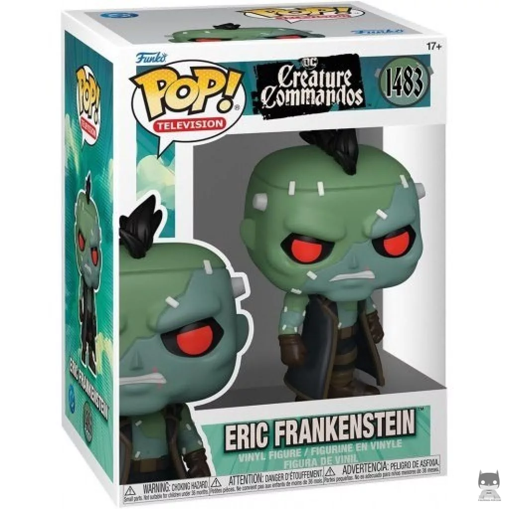 Figura Funko Pop! Eric Frankenstein en su caja