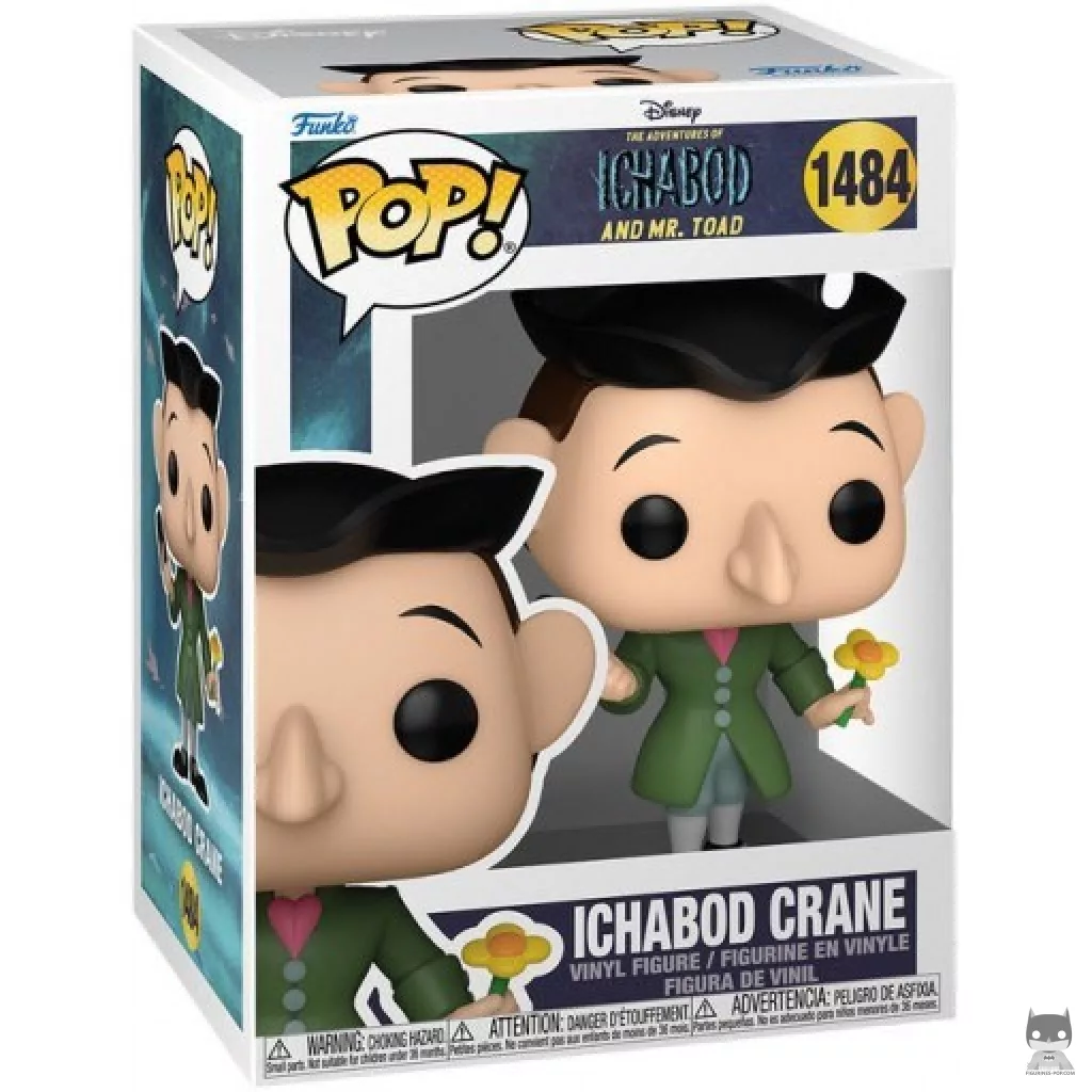Figura Funko Pop! Ichabod Crane en su caja