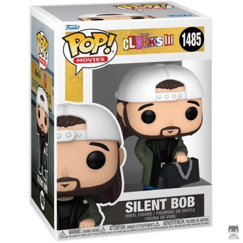 Figura Funko Pop! Silent Bob en su caja