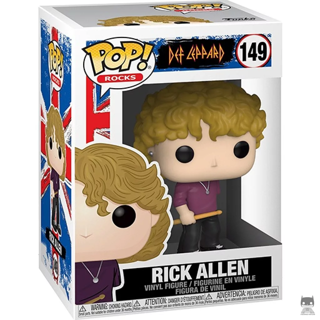 Figura Funko Pop! Rick Allen en su caja
