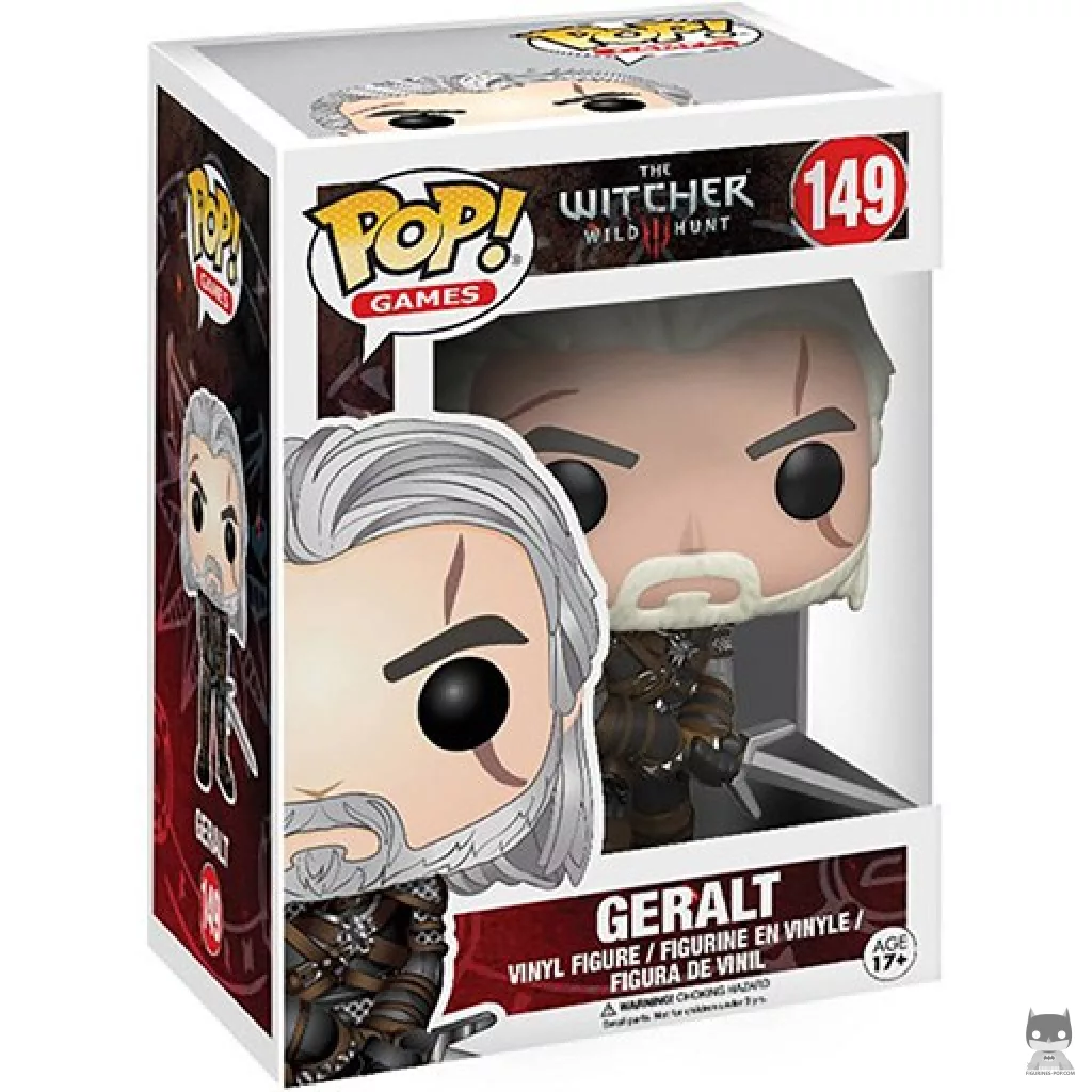 Figura Funko Pop! Geralt en su caja
