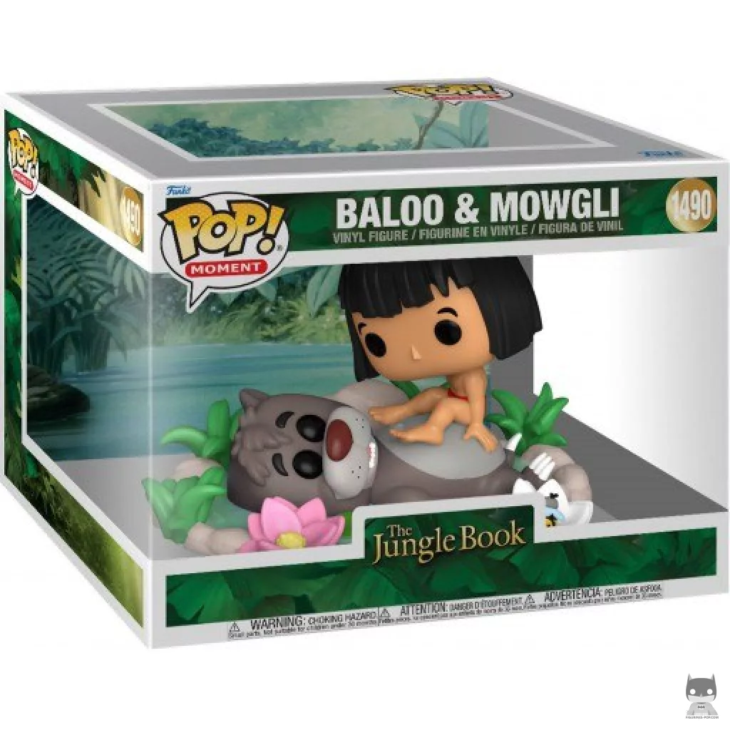 Figura Funko Pop! Baloo & Mowgli en su caja