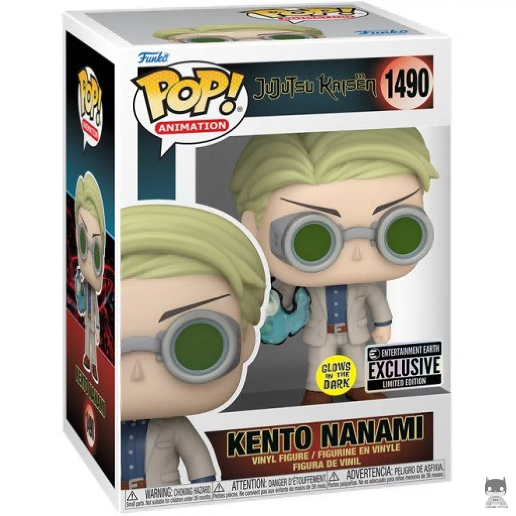 Figura Funko Pop! Kento Nanami (Brilla en la oscuridad) en su caja
