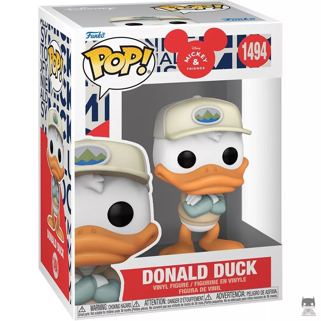 Figura Funko Pop! Pato Donald (Streetwear) en su caja