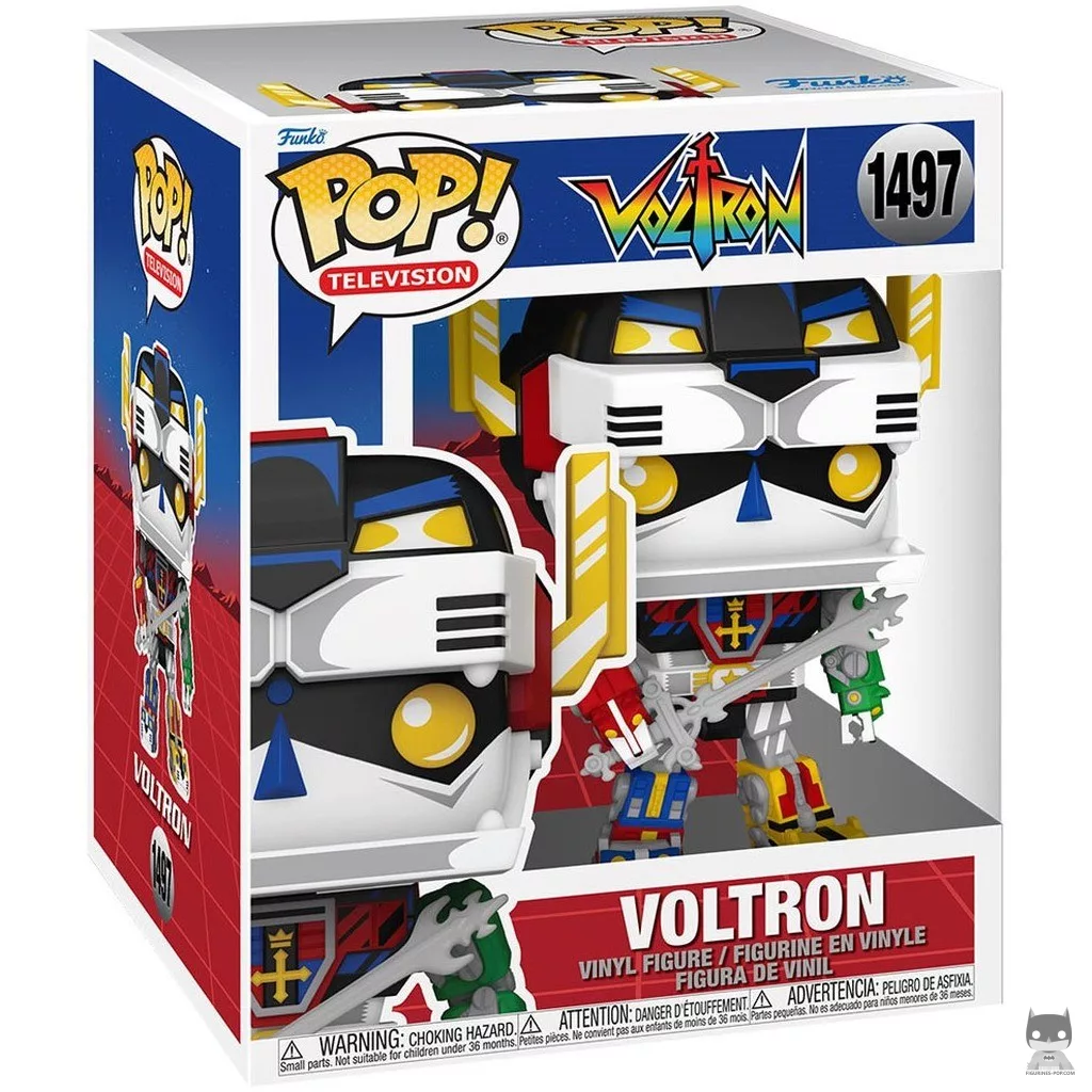 Figura Funko Pop! Voltron (Retro) en su caja