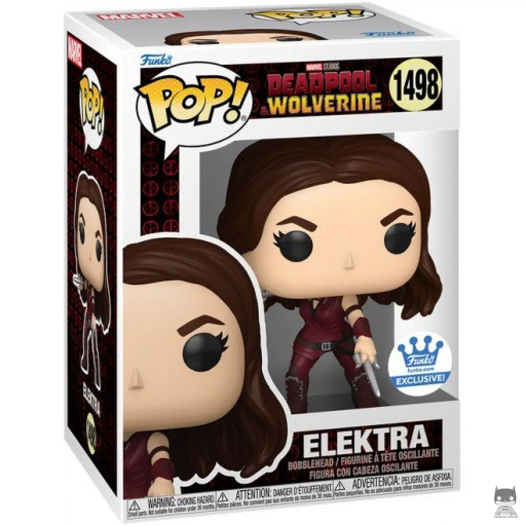 Figura Funko Pop! Elektra en su caja